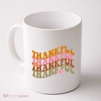 Thankful Retro Sunflower Cute Gift Coffee Mug thumb 0