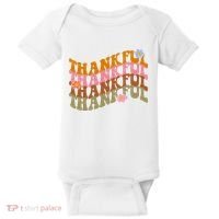 Thankful Retro Sunflower Cute Gift Baby Bodysuit thumb 0