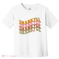Thankful Retro Sunflower Cute Gift Toddler T-Shirt thumb 0