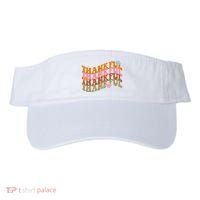 Thankful Retro Sunflower Cute Gift Visor thumb 0
