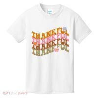 Thankful Retro Sunflower Cute Gift Kids T-Shirt thumb 0