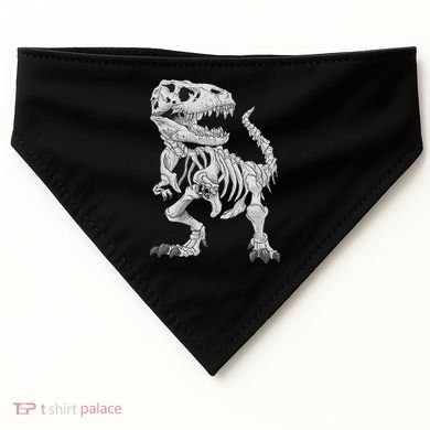 T Rex Skeleton Dino Bones Paleontologist Fossil Dinosaur USA-Made Doggie Bandana