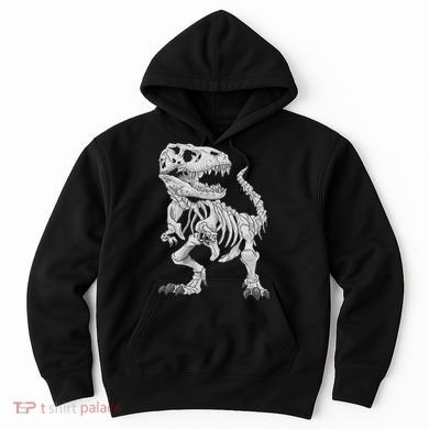 T Rex Skeleton Dino Bones Paleontologist Fossil Dinosaur Hoodie
