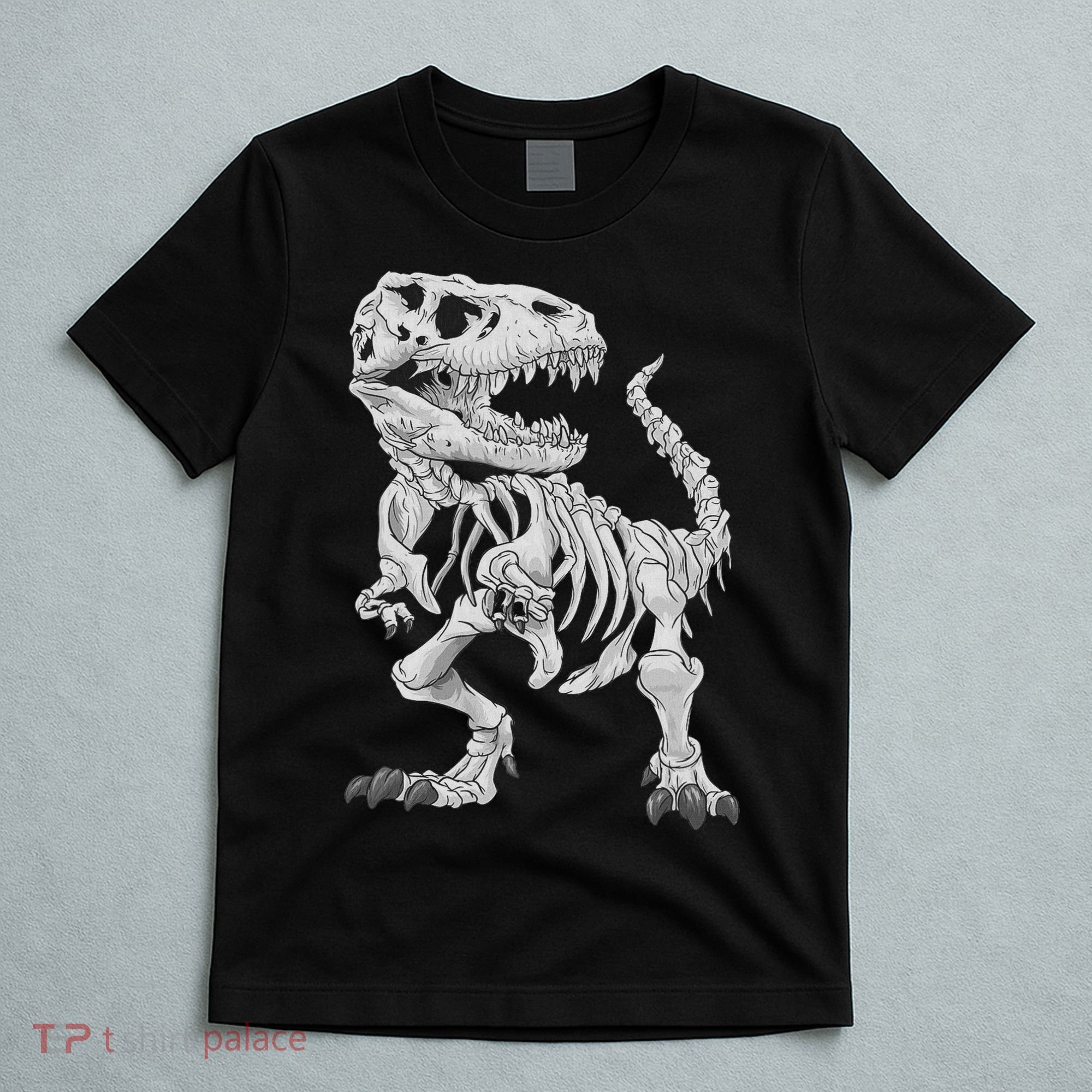 T Rex Skeleton Dino Bones Paleontologist Fossil Dinosaur T-Shirt