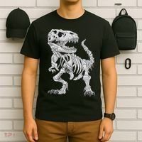T Rex Skeleton Dino Bones Paleontologist Fossil Dinosaur T-Shirt thumb 6