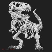 T Rex Skeleton Dino Bones Paleontologist Fossil Dinosaur Beanie thumb 2
