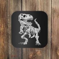T Rex Skeleton Dino Bones Paleontologist Fossil Dinosaur Coaster thumb 0