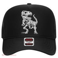 T Rex Skeleton Dino Bones Paleontologist Fossil Dinosaur Hat thumb 0