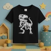 T Rex Skeleton Dino Bones Paleontologist Fossil Dinosaur Toddler T-Shirt thumb 3