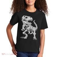 T Rex Skeleton Dino Bones Paleontologist Fossil Dinosaur Kids T-Shirt thumb 2
