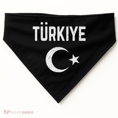 Turkey Retro Soccer USA-Made Doggie Bandana