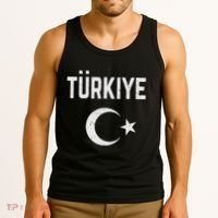 Turkey Retro Soccer Tank Top thumb 3