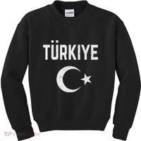 Turkey Retro Soccer Kids Sweatshirt thumb 0