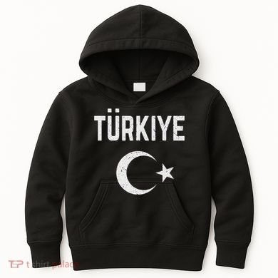 Turkey Retro Soccer Kids Hoodie