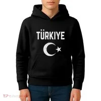 Turkey Retro Soccer Kids Hoodie thumb 4