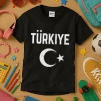 Turkey Retro Soccer Kids T-Shirt thumb 3