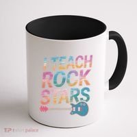 Teacher Rock Star Funny Back To School Guitar Teacher Gift Great Gift Coffee Mug thumb 1