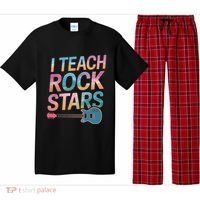 Teacher Rock Star Funny Back To School Guitar Teacher Gift Great Gift Pajama Set thumb 0