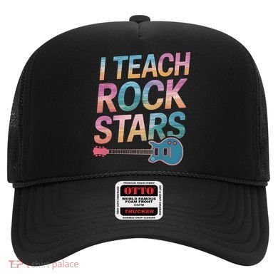 Teacher Rock Star Funny Back To School Guitar Teacher Gift Great Gift Hat