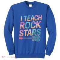 Teacher Rock Star Funny Back To School Guitar Teacher Gift Great Gift Sweatshirt thumb 0