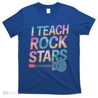 Teacher Rock Star Funny Back To School Guitar Teacher Gift Great Gift T-Shirt thumb 0