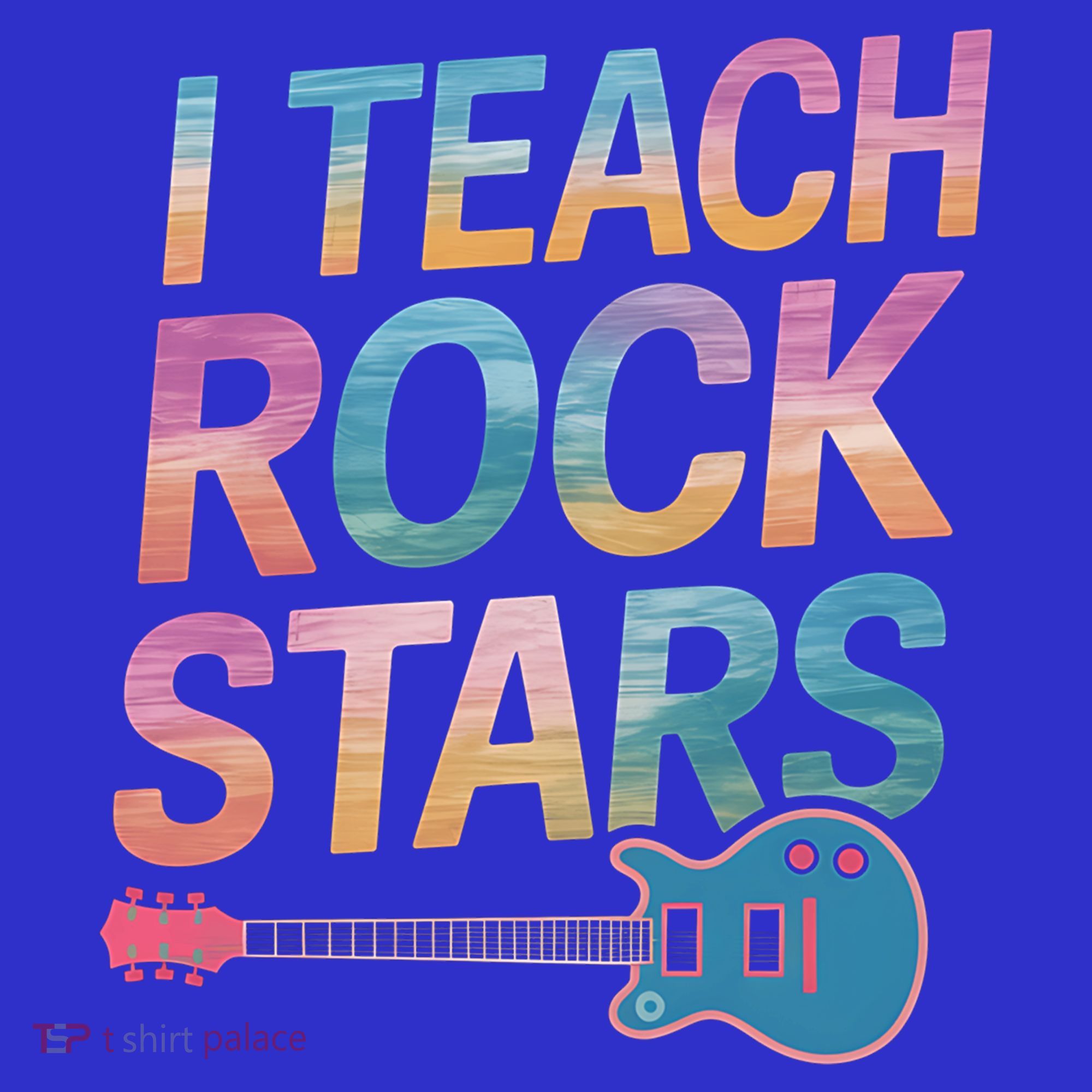 Teacher Rock Star Funny Back To School Guitar Teacher Gift Great Gift Mousepad