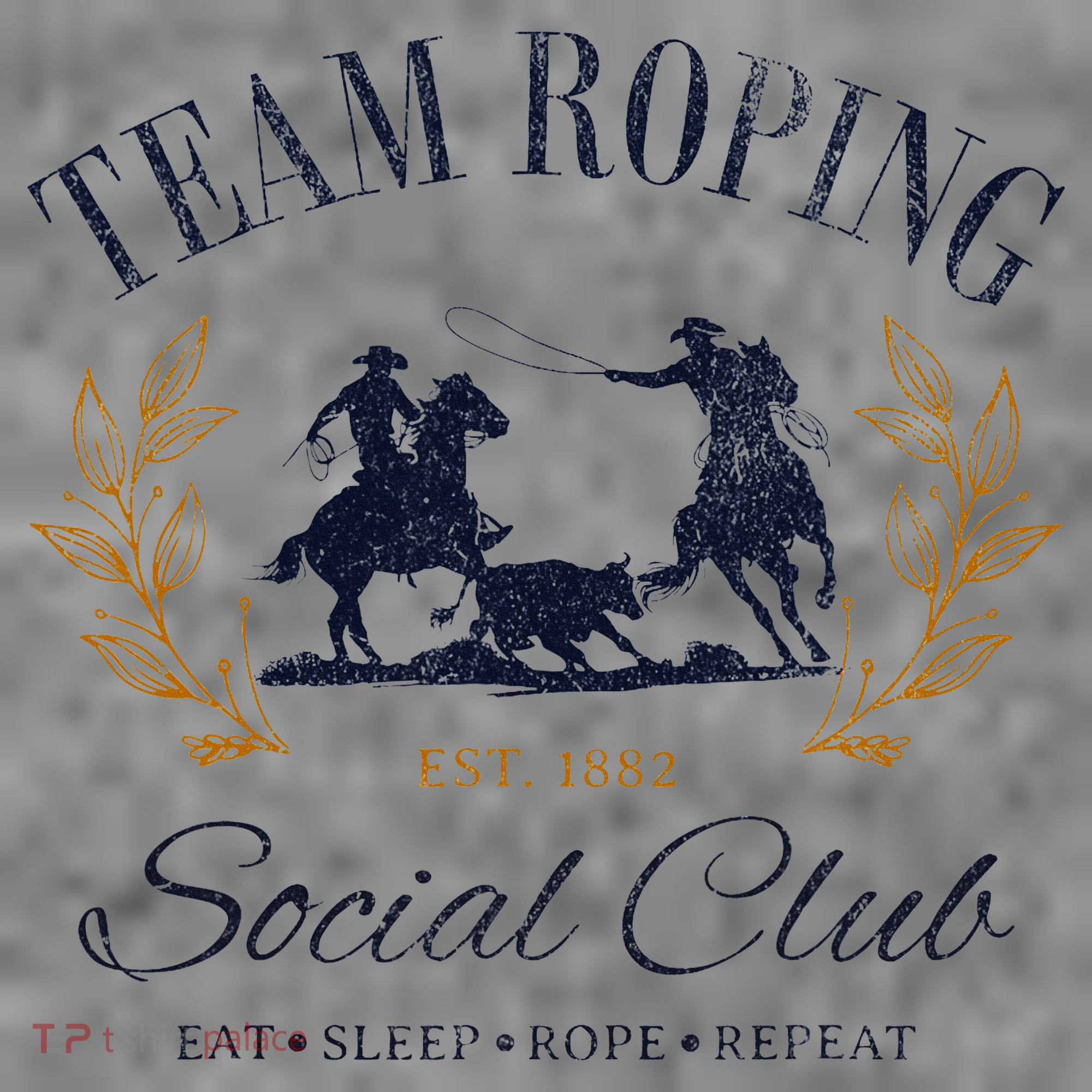 Team Roping Social Club Eat Sleep Rope Texas Rodeo Toddler Hoodie