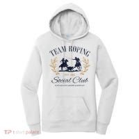 Team Roping Social Club Eat Sleep Rope Texas Rodeo Women's Hoodie thumb 0