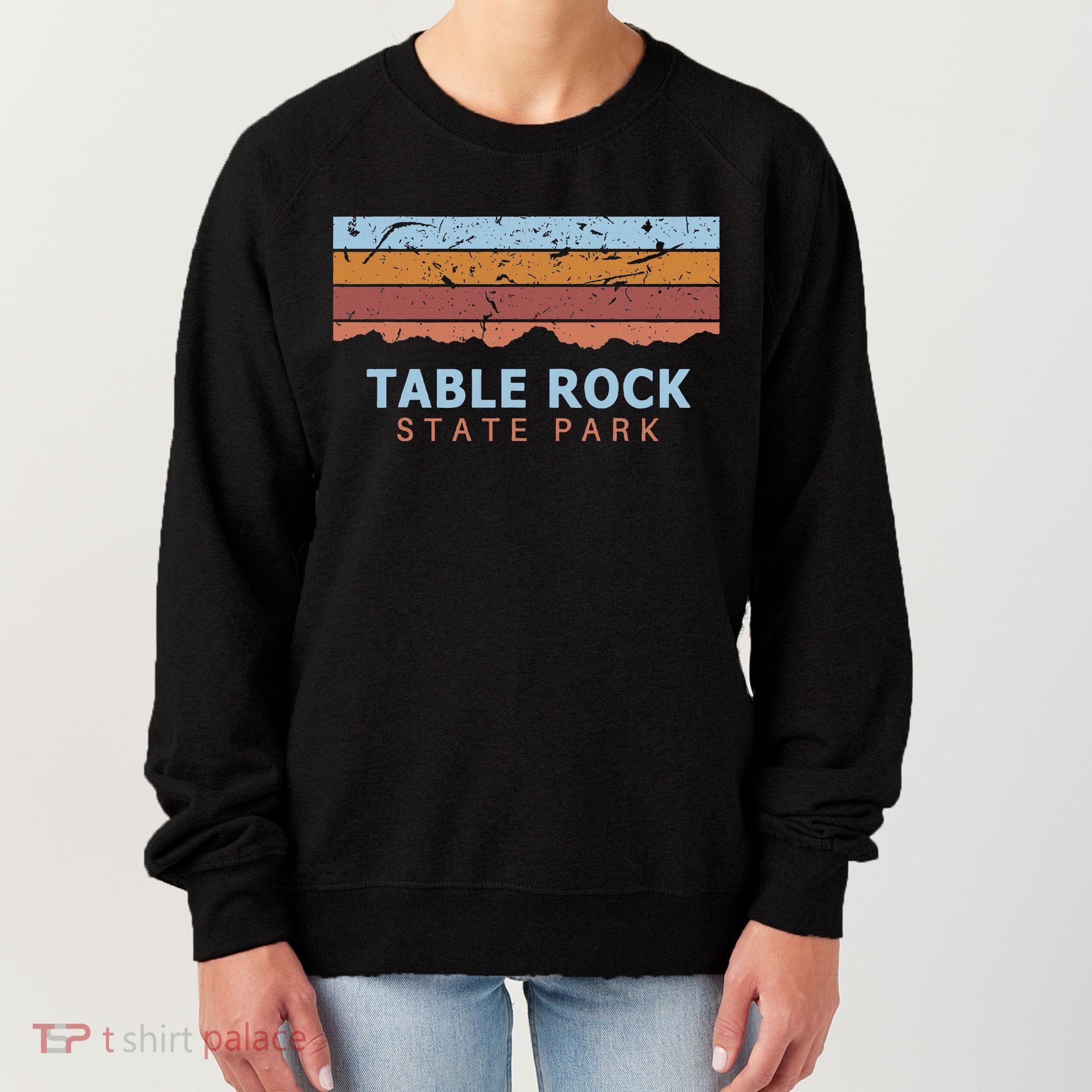 Table Rock State Park South Carolina Retro Cool Women's Sweatshirt