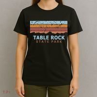 Table Rock State Park South Carolina Retro Cool T-Shirt thumb 4