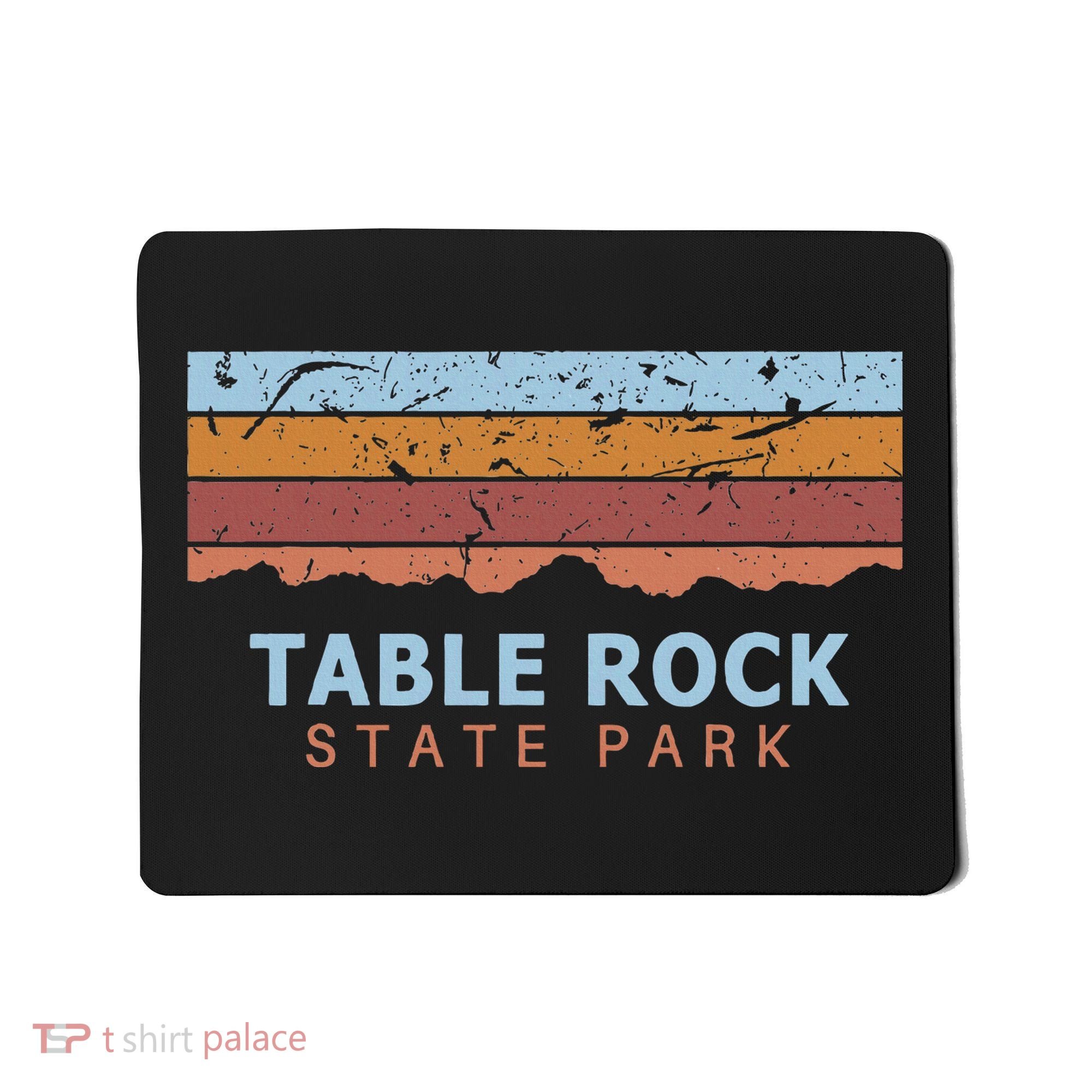 Table Rock State Park South Carolina Retro Cool Mousepad