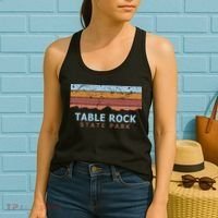 Table Rock State Park South Carolina Retro Cool Women's Tank Top thumb 2