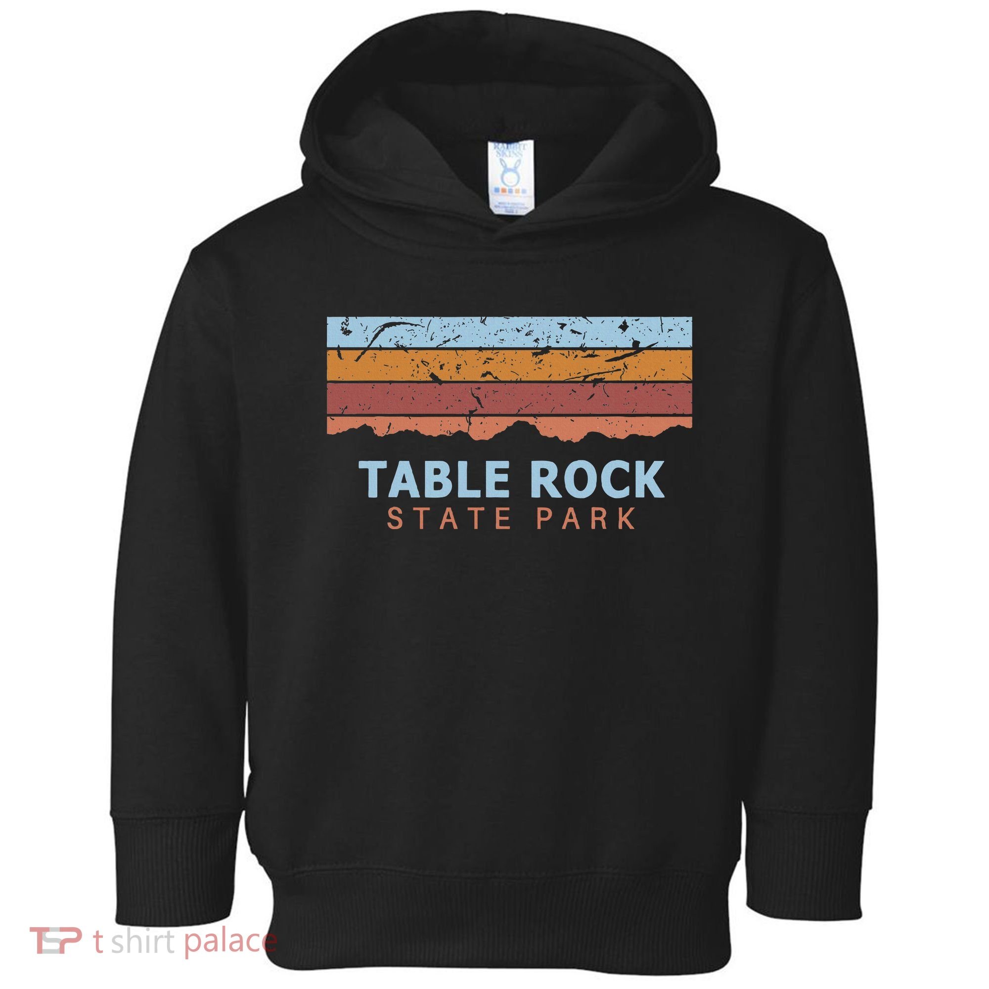 Table Rock State Park South Carolina Retro Cool Toddler Hoodie