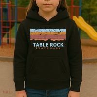 Table Rock State Park South Carolina Retro Cool Kids Hoodie thumb 3