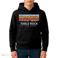 Table Rock State Park South Carolina Retro Cool Kids Hoodie thumb 4