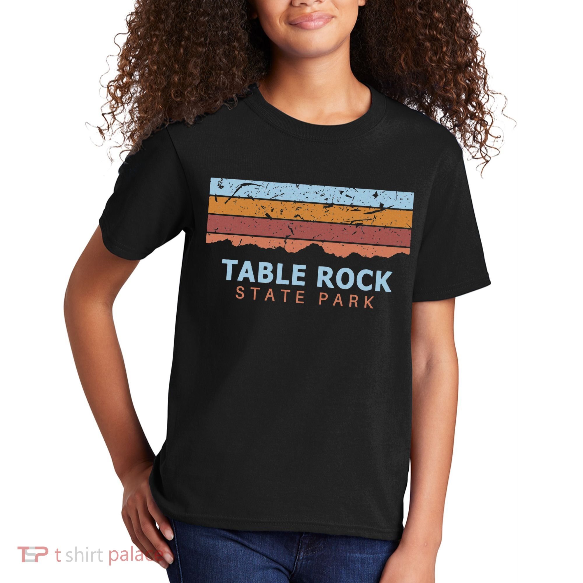 Table Rock State Park South Carolina Retro Cool Kids T-Shirt