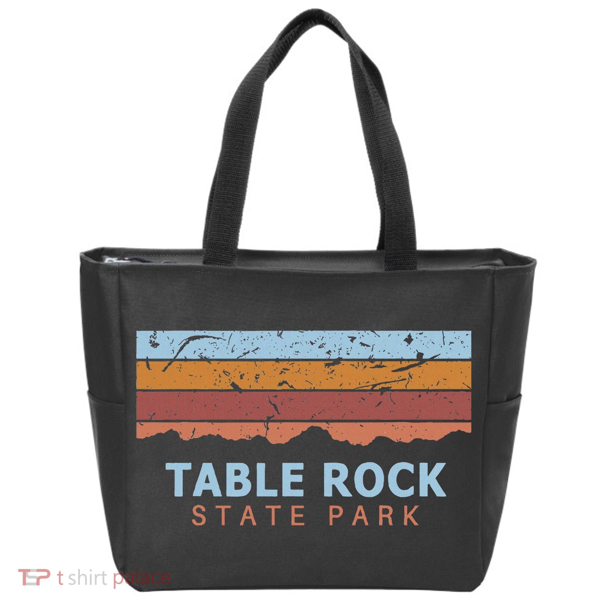 Table Rock State Park South Carolina Retro Cool Tote Bag