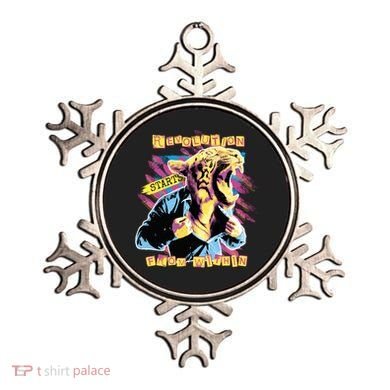 The Revolution Starts From Within Roaring Tiger Man Ornament