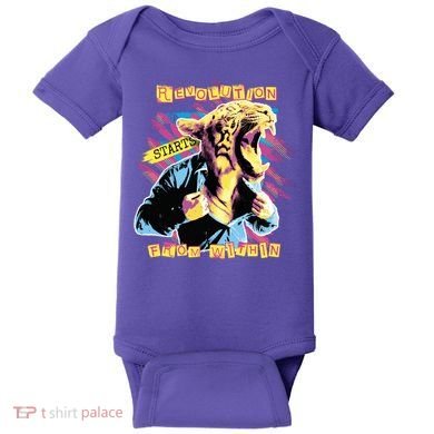 The Revolution Starts From Within Roaring Tiger Man Baby Bodysuit