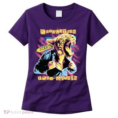 The Revolution Starts From Within Roaring Tiger Man Women's T-Shirt
