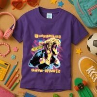 The Revolution Starts From Within Roaring Tiger Man Kids T-Shirt thumb 3