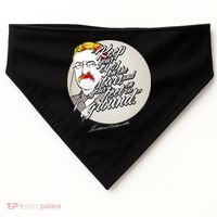 Theodore Roosevelt Sayings With Portrait USA-Made Doggie Bandana thumb 0