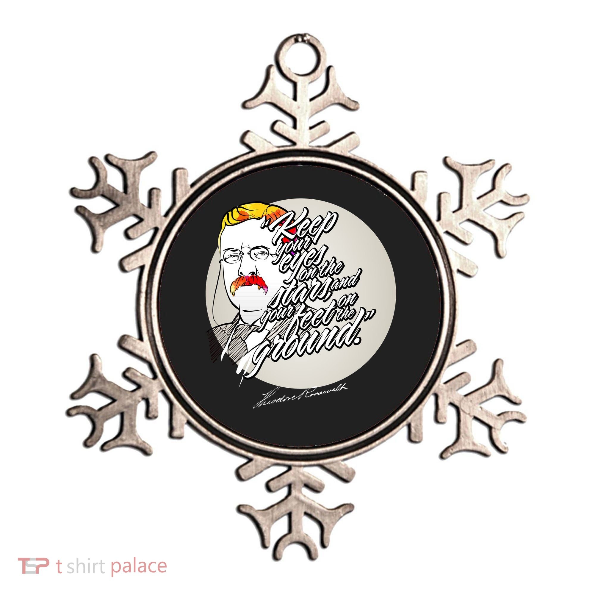 Theodore Roosevelt Sayings With Portrait Ornament