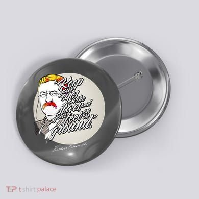 Theodore Roosevelt Sayings With Portrait Button