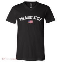 The Right Stuff Est 2024 V-Neck T-Shirt thumb 0