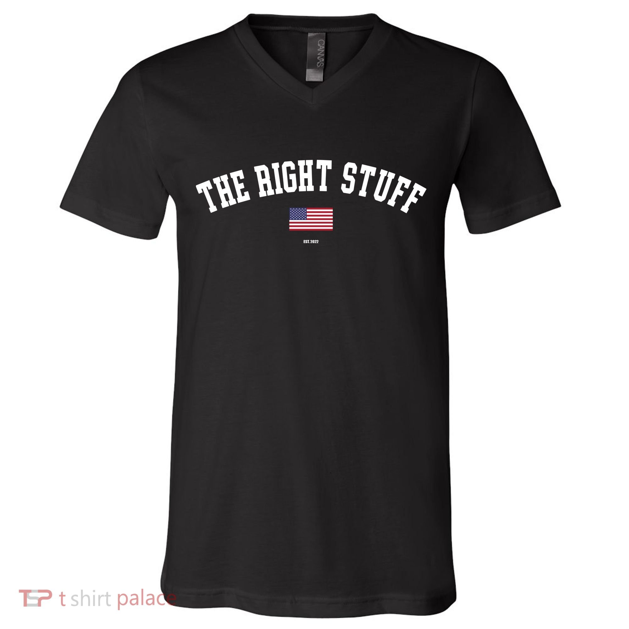 The Right Stuff Est 2024 V-Neck T-Shirt