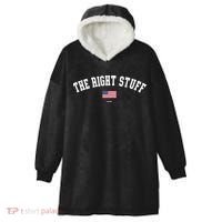The Right Stuff Est 2024 Hooded Wearable Blanket thumb 0