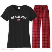 The Right Stuff Est 2024 Women's Flannel Pajama Set thumb 0