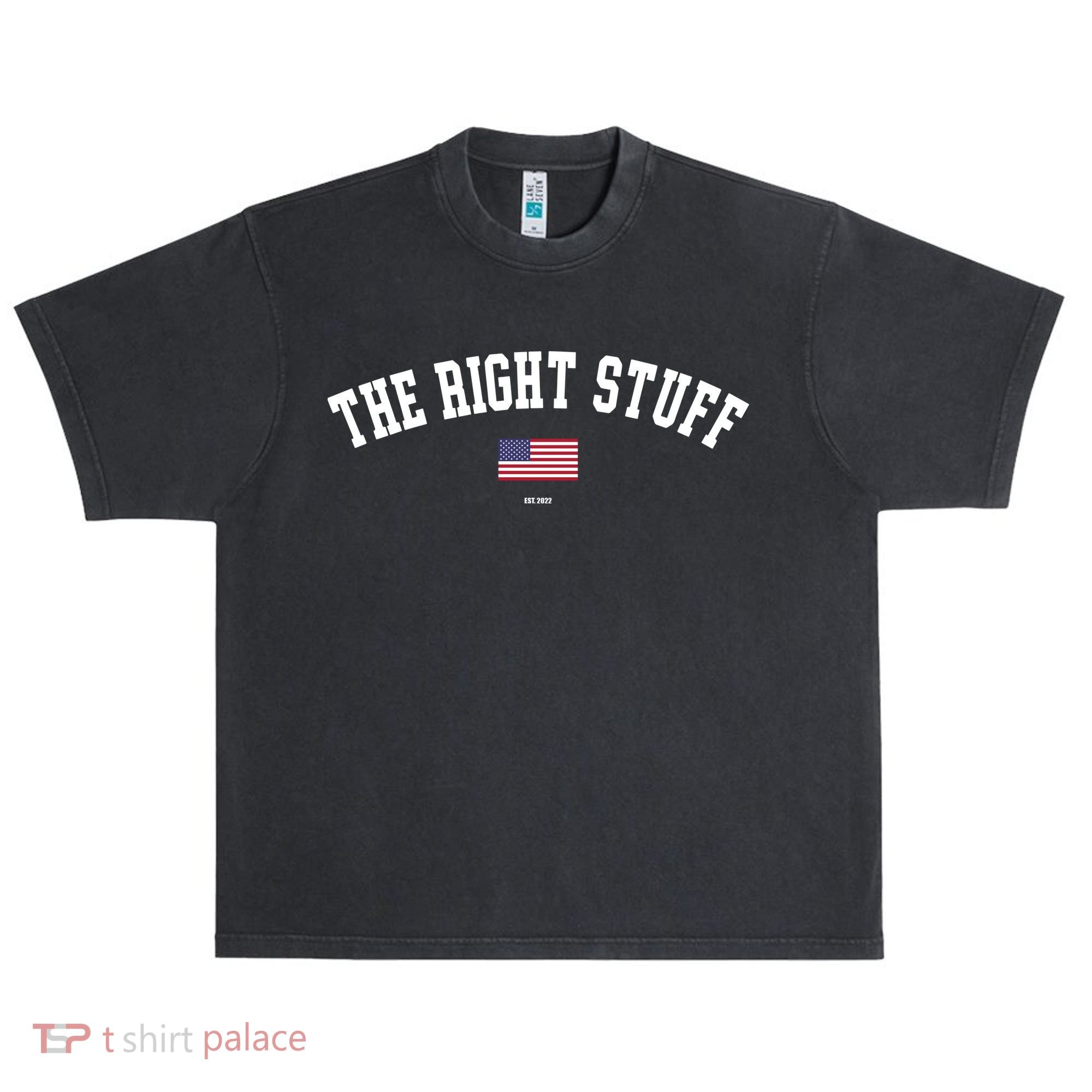 The Right Stuff Est 2024 Urban Oversized Heavyweight T-Shirt