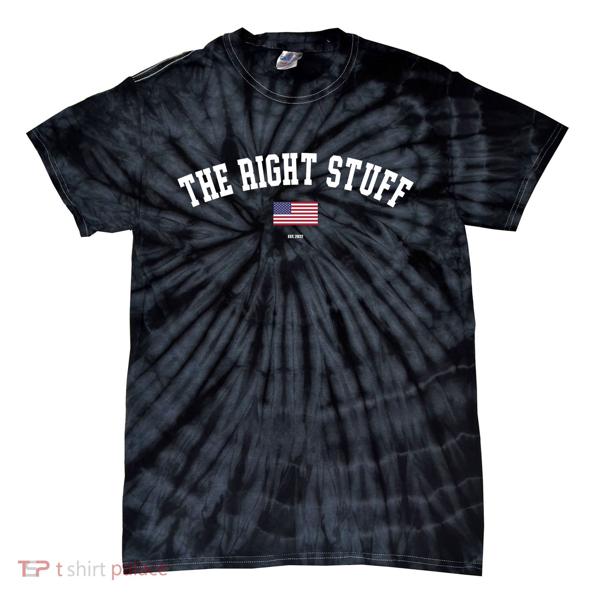 The Right Stuff Est 2024 Tie-Dye T-Shirt